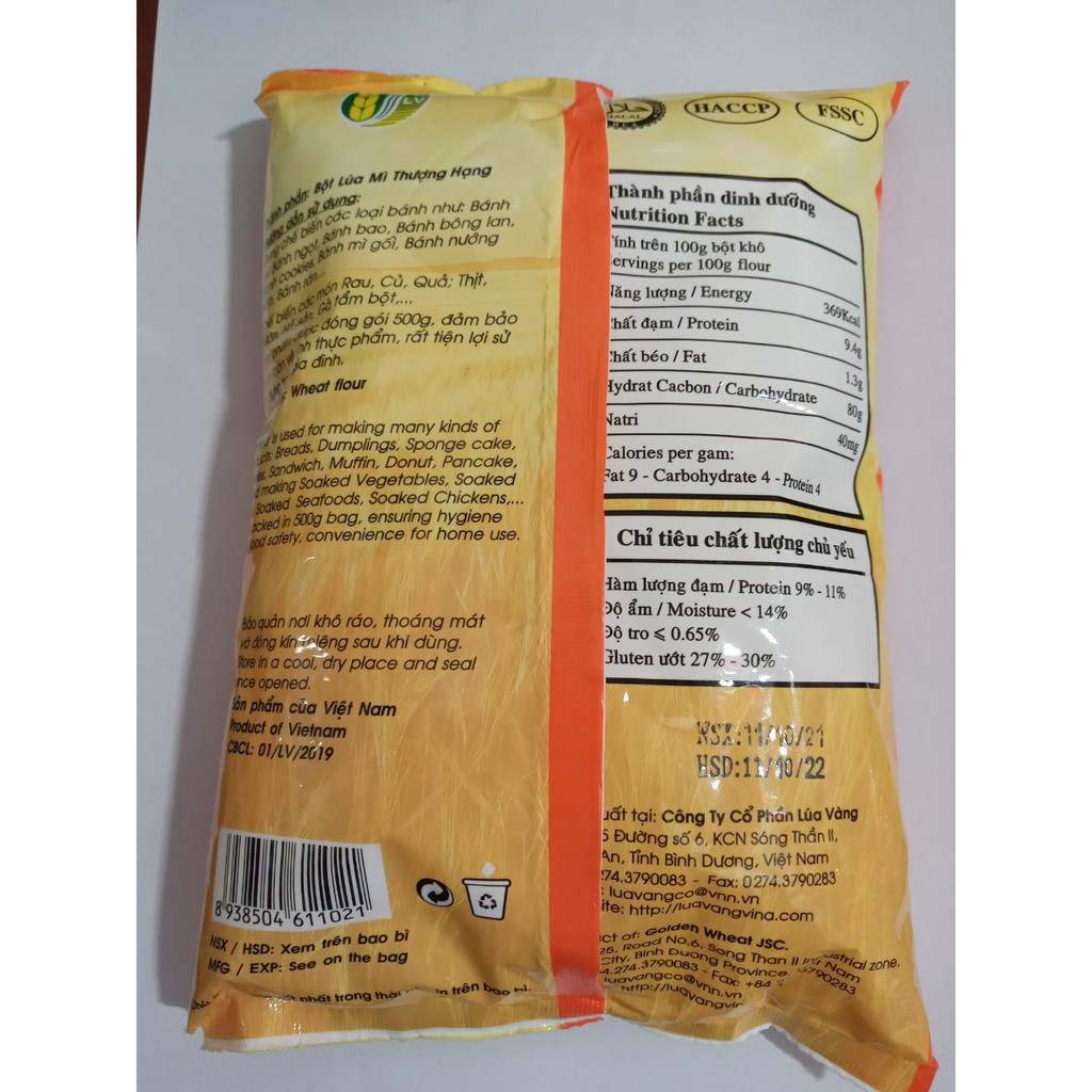 Bột mì đa dụng LV9 500g