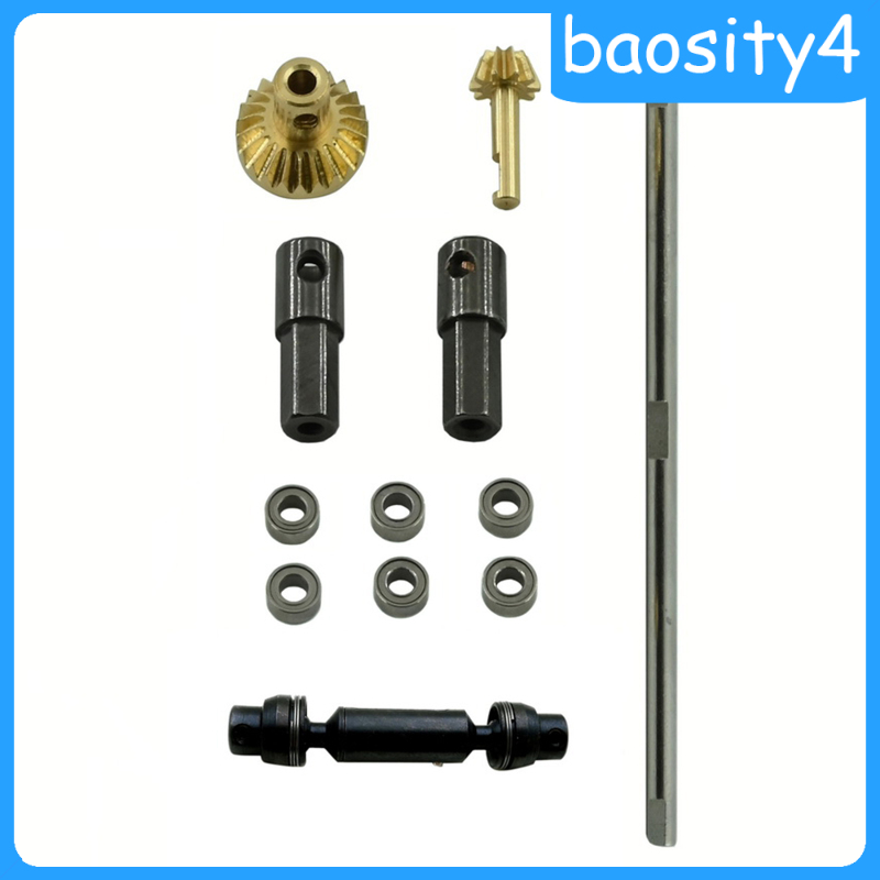 [baosity4]Rear Axle Housing Drive Shaft Gear Upgrades Fits WPL 1/10 D12 RC Truck Parts