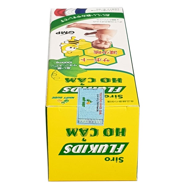 SIRO HO CẢM FLUKIDS -  Giúp bé nhuận phế, làm ấm và sạch đường hô hấp trên, giải cảm, giảm ho do thời tiết (120ml)
