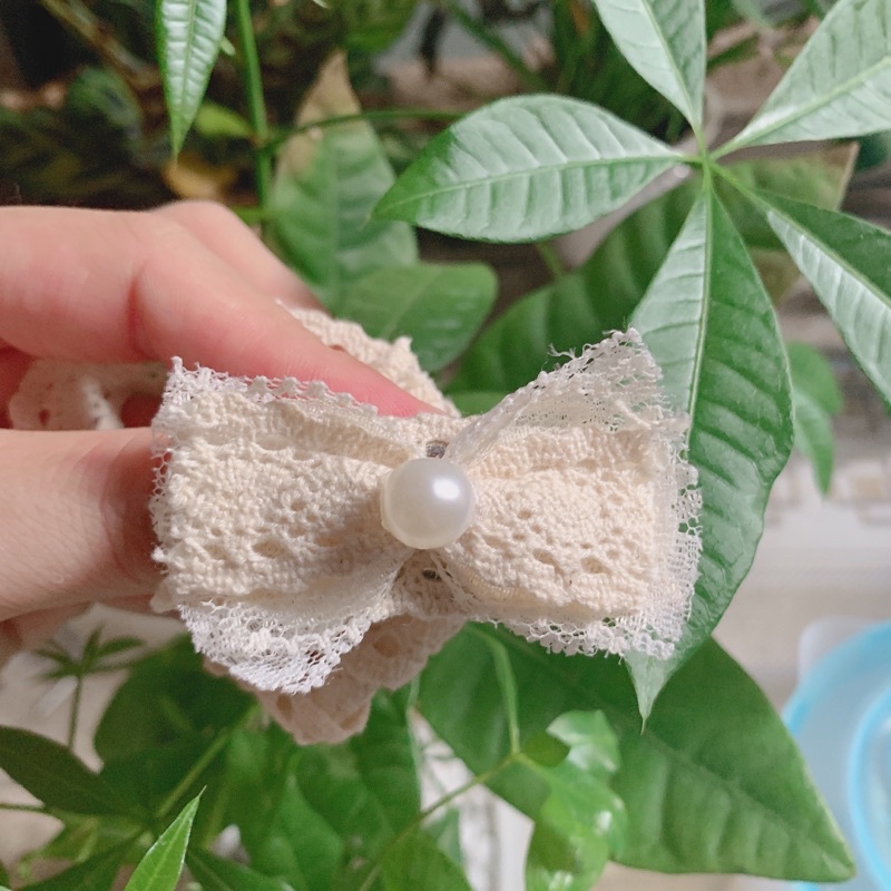 Kẹp Tóc Nơ Xinh Xắn Size 6cm