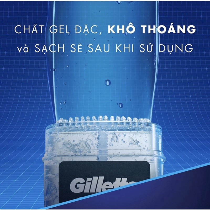 LĂN KHỬ MÙI GILLETTE CLEAR GEL 107G SPORT ACTIVE | COOL WAVE | ARTIC ICE | GEL KHỬ MÙI GILLETTE USA 107G