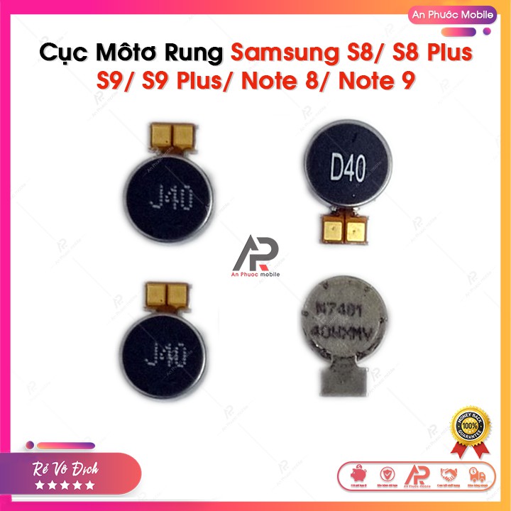 Cục Rung Samsung S8/ S8 Plus/ S9/ S9 Plus/ Note 8/ Note 9 - Motor Rung Samsung Galaxy Zin Bóc Máy