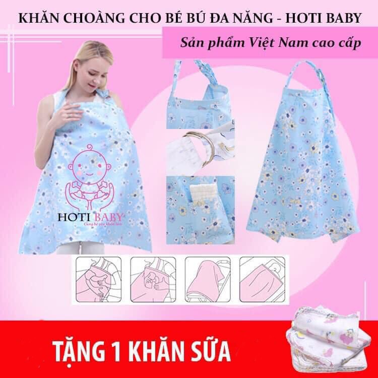 Khăn che, Khăn choàng, áo choàng cho bé bú có gọng đa năng HOTI BABY