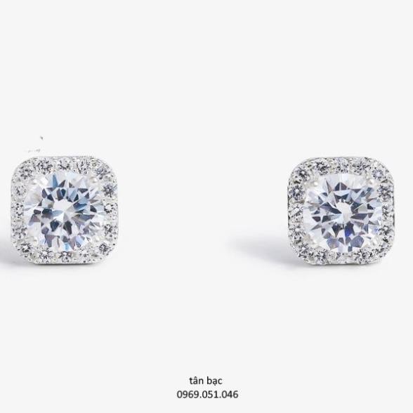 Bông tai nữ cá tính , hình dáng vuông , sự vân bằng giữa vẻ đẹp và sự sang trọng , shop freeship đơn hàng 50ka