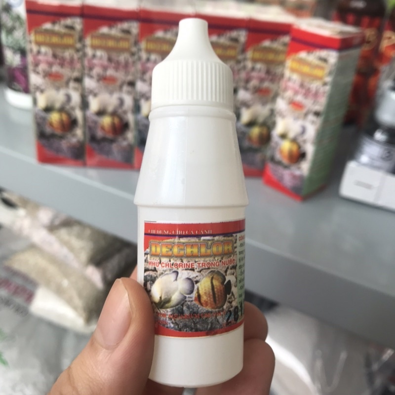 Dung Dịch Khử Clo Nước Máy DECHLOR Cho Bể Thủy Sinh, Hồ Cá