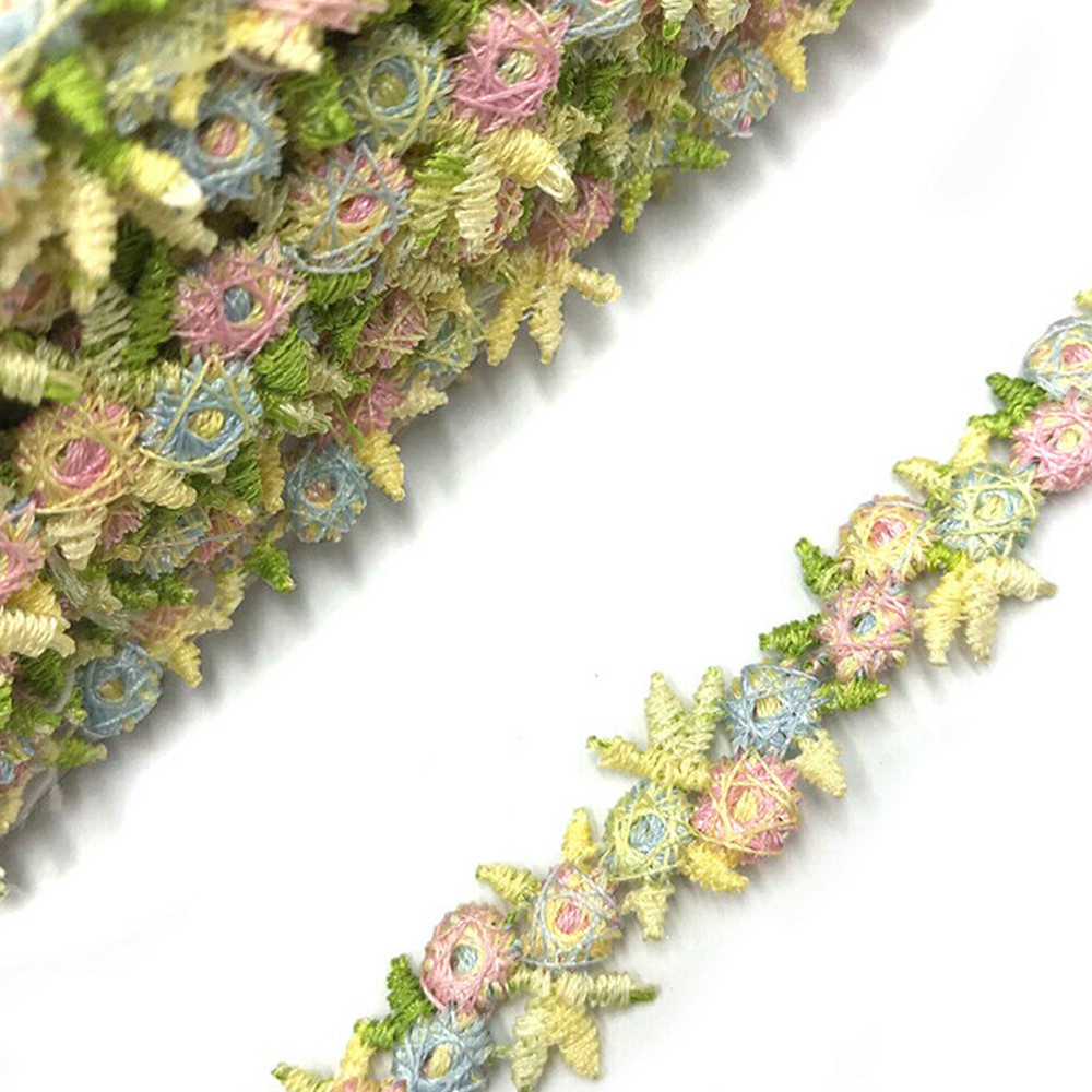 Cuộn dây ren hoa thêu thủ công trang trí cho đầm tiệc cưới đa năng