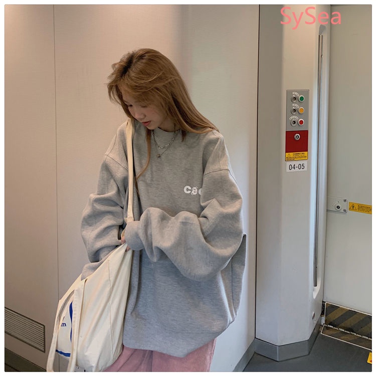 Áo Sweater Tay Dài Phong Cách Hàn Quốc Trẻ Trung Cho Nữ | BigBuy360 - bigbuy360.vn