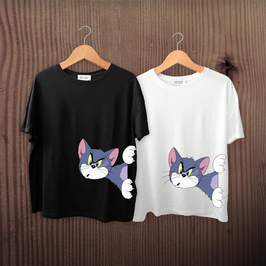 ÁO THUN NAM NỮ UNISEX MEME MÈO