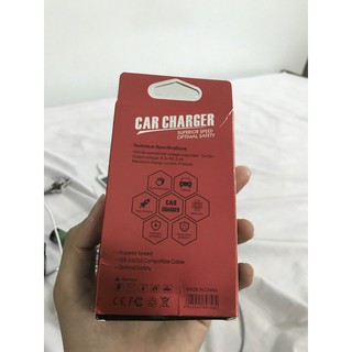 tẩu xạc ô tô 2 cổng usb
