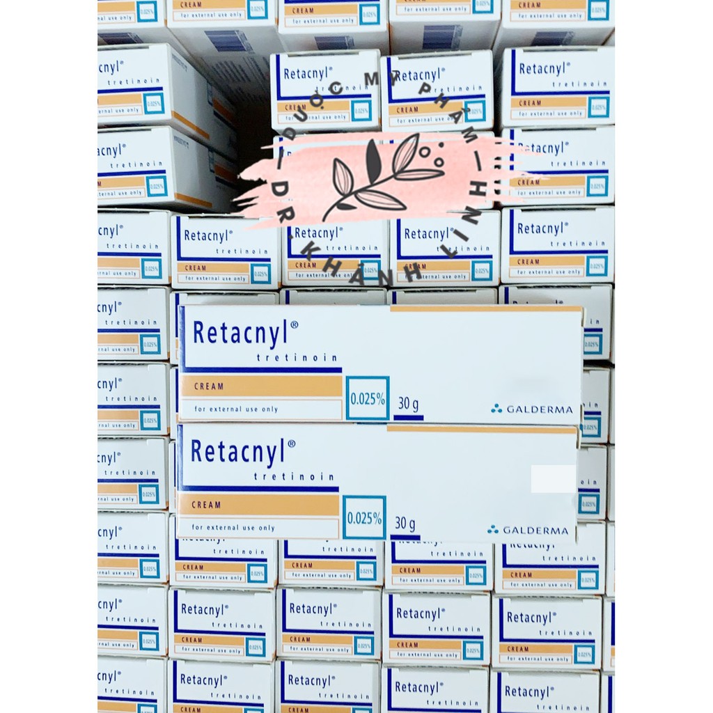 ✔️ Tretinoin Retacnyl 0.025% - Retacnyl tretinoin 0.05% - kem hỗ trợ giảm mụn - Chính Hãng Pháp 30g