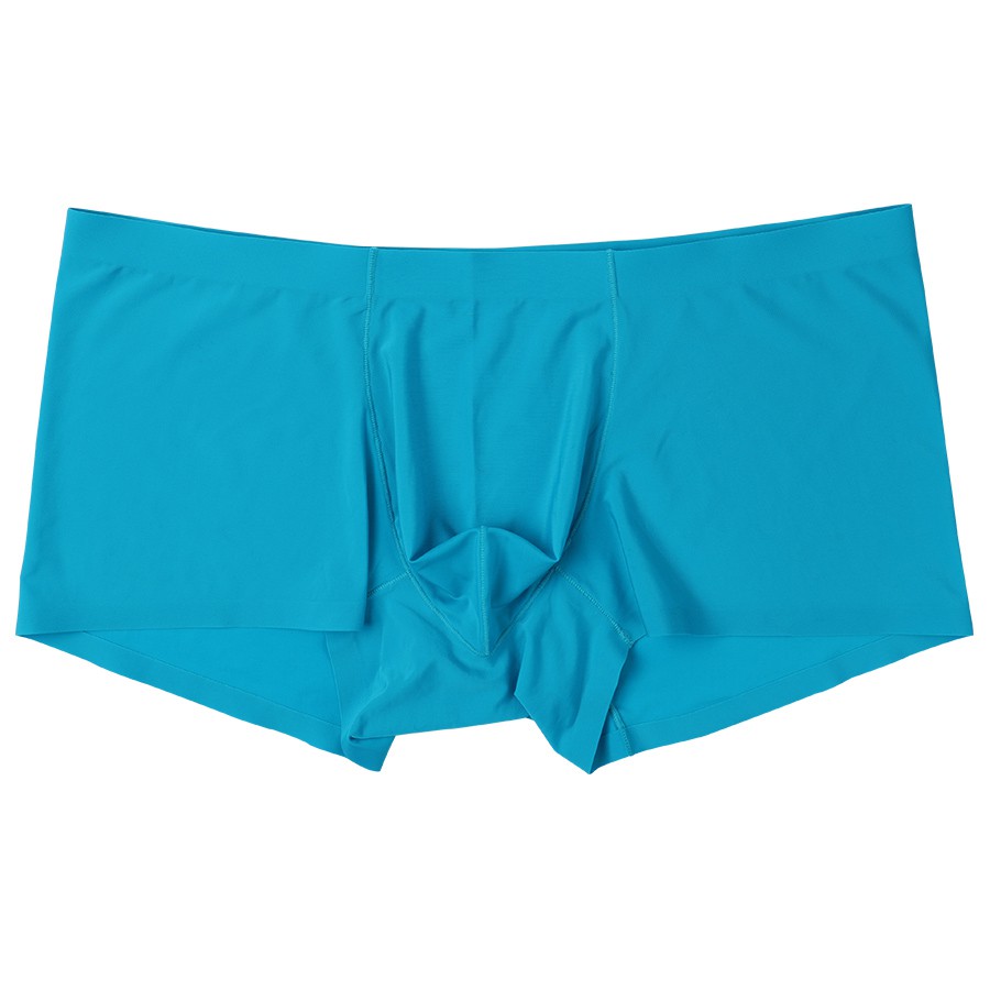 Quần Lót boxer Không Đường May Màu Trơn Thoáng Khí Thoải Mái Cho Nam