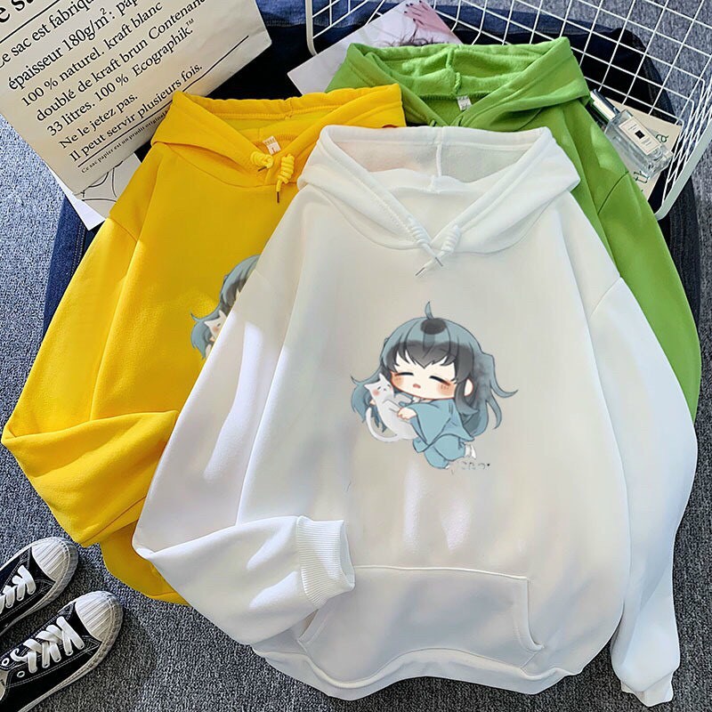 [FREESHIP]Áo Khoác HOODIE Nam Nữ CÔ BÉ THÍCH MÈO Chất Vải Dày Dặn Ấm Áp