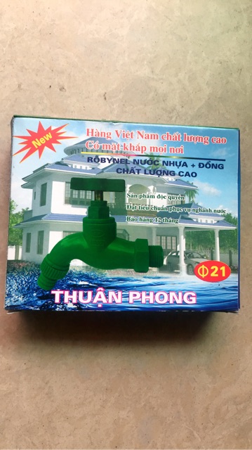 Vòi nước , Rôbynel nước nhựa + đồng chất lượng cao Thuận Phong