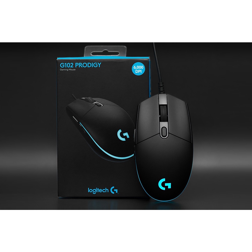 Chuột gaming có dây Logitech OEM mã G102 + tặng kèm pad chuột xịn sò