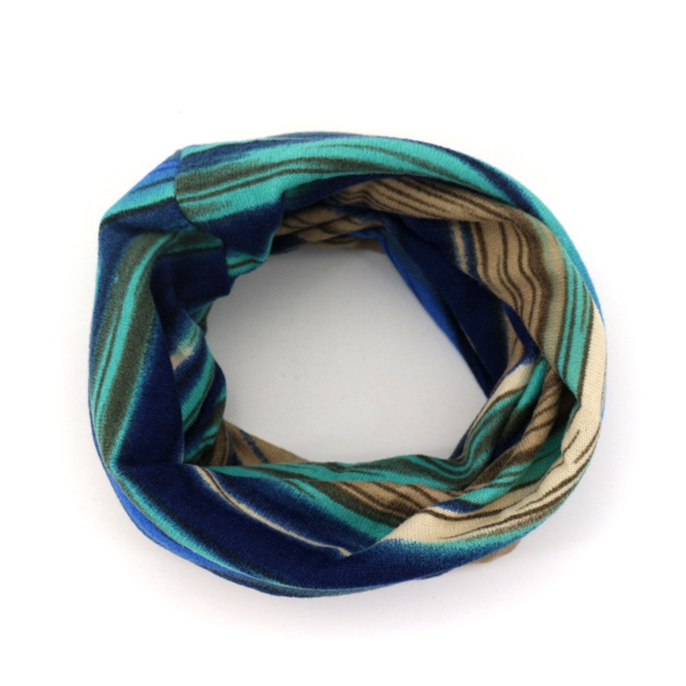 Mũ Turban Hai Lớp 2 Trong 1 Họa Tiết Kẻ Sọc Thời Trang Mùa Đông Cho Nam Và Nữ