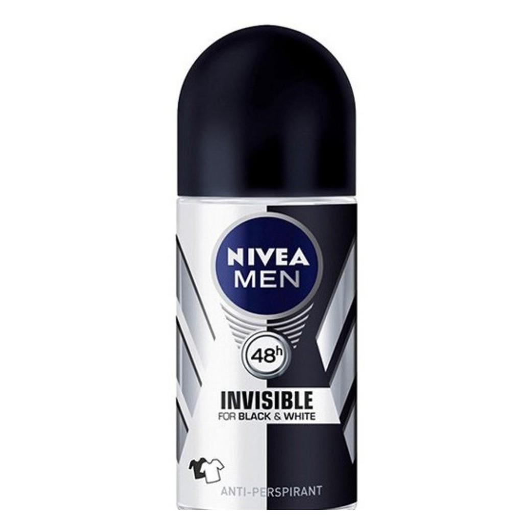 Lăn khử mùi nam Nivea men 50ml Deep | Black & White | Dry Impact | Silver protect | Amazon | Espresso
