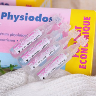 Nước muối sinh lý Physiologique Pháp - hộp 40 ống x 5ml‎ [HSD 2024]