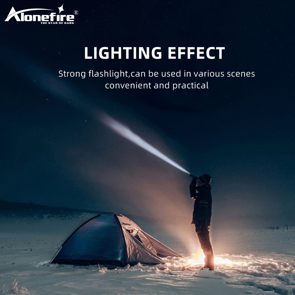 Đèn pin Alonefire H030 XHP50.2 siêu sáng chống thấm nước tiện dụng