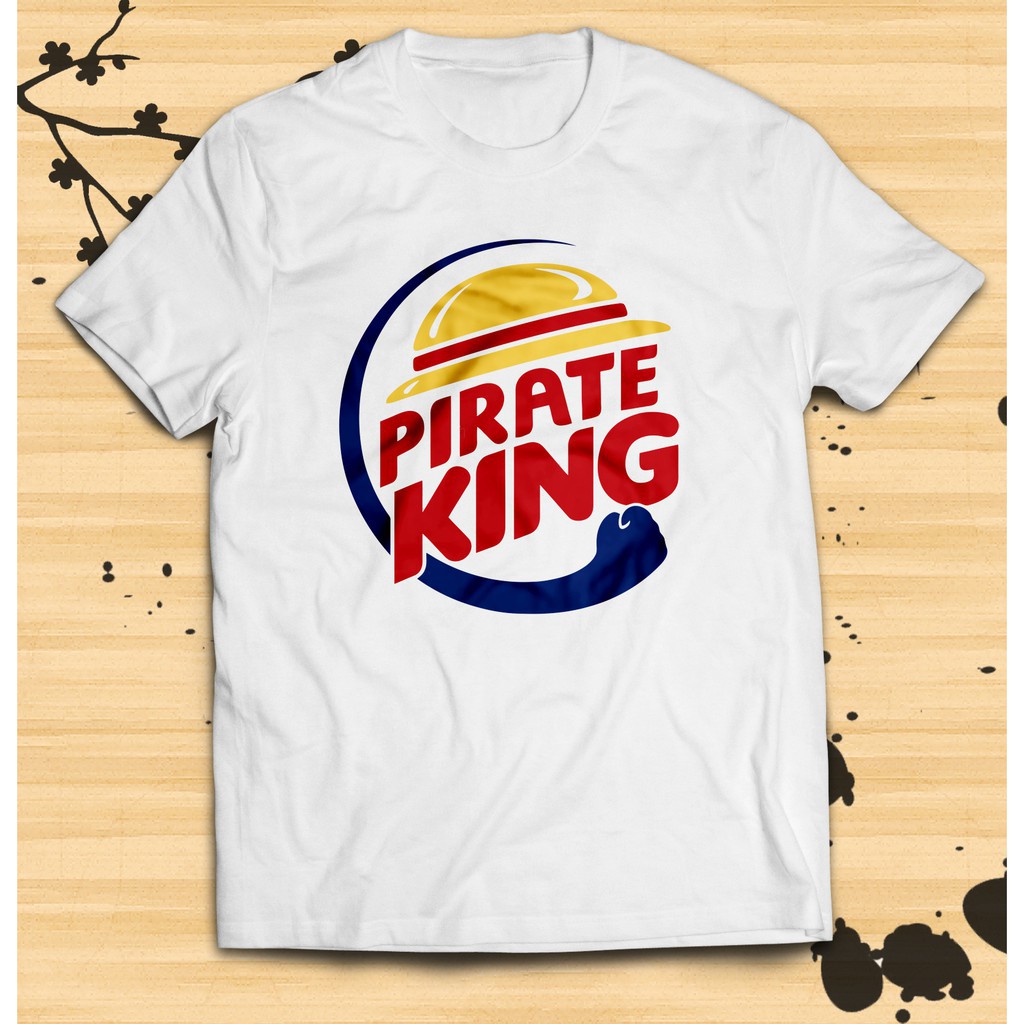 Áo Phông ONE PIECE ANIME PIRATE KING X BURGER KING cực chất