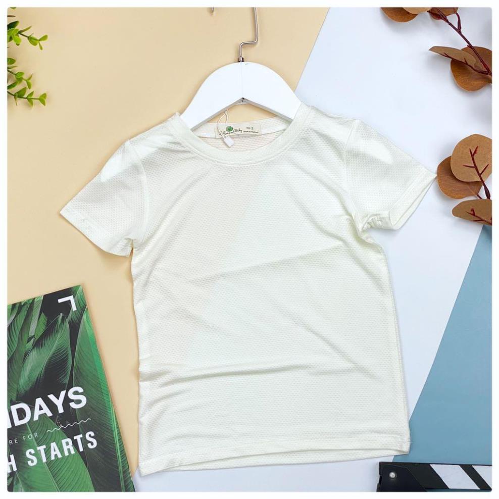 Áo LITIBABY bé trai vải lưới trơn AVL01