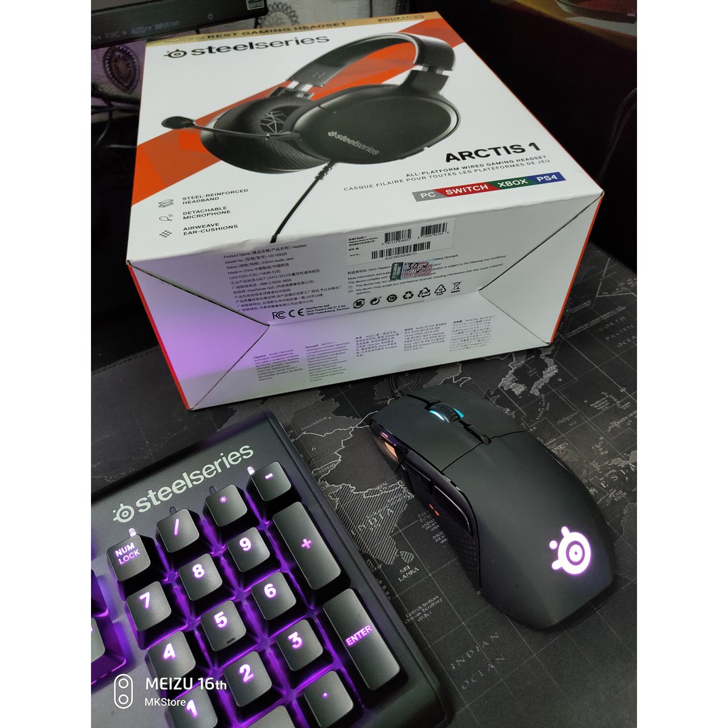 Tai nghe Steelseries Arctis 1 PC Gamer (Black - 61427) | BigBuy360 - bigbuy360.vn