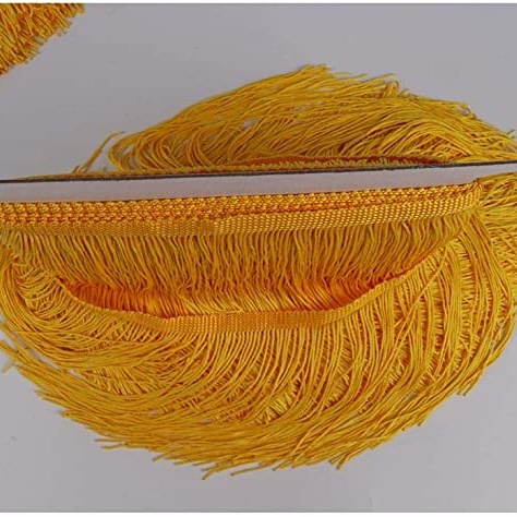 Dây Ruy Băng Ren Tua Rua Dài 20cm Dài 10 Yards Trang Trí Đa Ứng Dụng