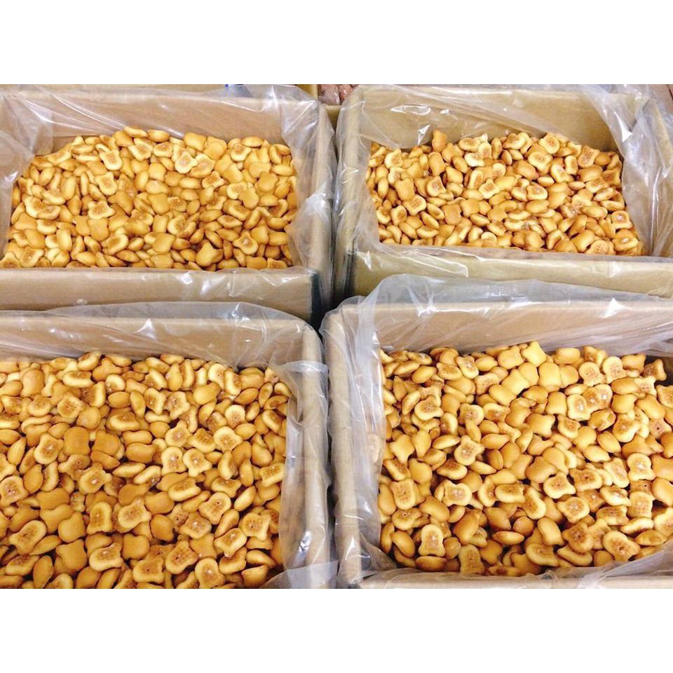 Bánh Gấu Nhân Kem Thiên Hồng Hộp 500gr