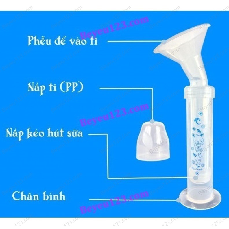 [Tặng kèm cọ vệ sinh] Dụng cụ hút sữa Xi lanh cầm tay cho mẹ 100ml GB BABY (Công nghệ Hàn Quốc)