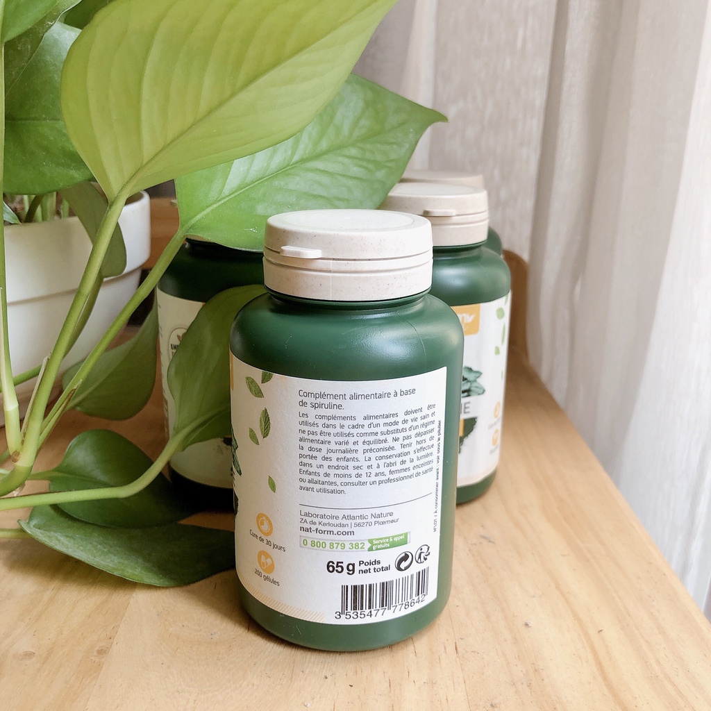 Tảo xoắn SPIRULINE NAT FORM Pháp