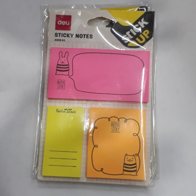 Giấy Sticky Note Deli A555 02