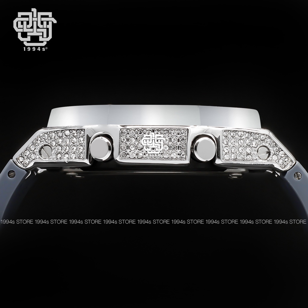 Đồng hồ nam Casio G-Shock GA-2110ET-8A custom AP Royal Oak full Crystal, hàng chính hãng, bảo hành 05 năm