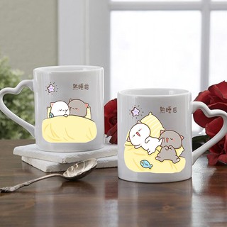 Ly Sứ Cặp Đôi Mèo Dễ Thương