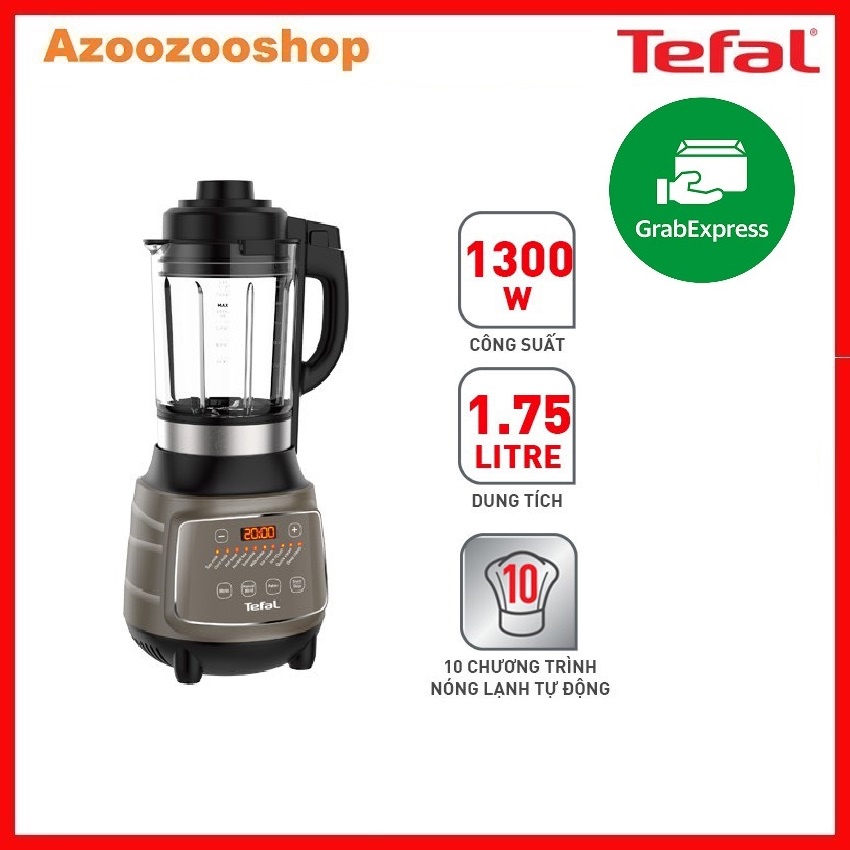 Máy xay sinh tố và làm sữa hạt 1300W Tefal BL967B66