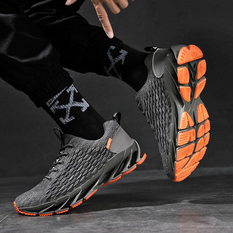 Men's Shoes 2021 New Casual Tourist Sports Running Men's Spring Mesh Summer Breathable Flying Woven Shoes