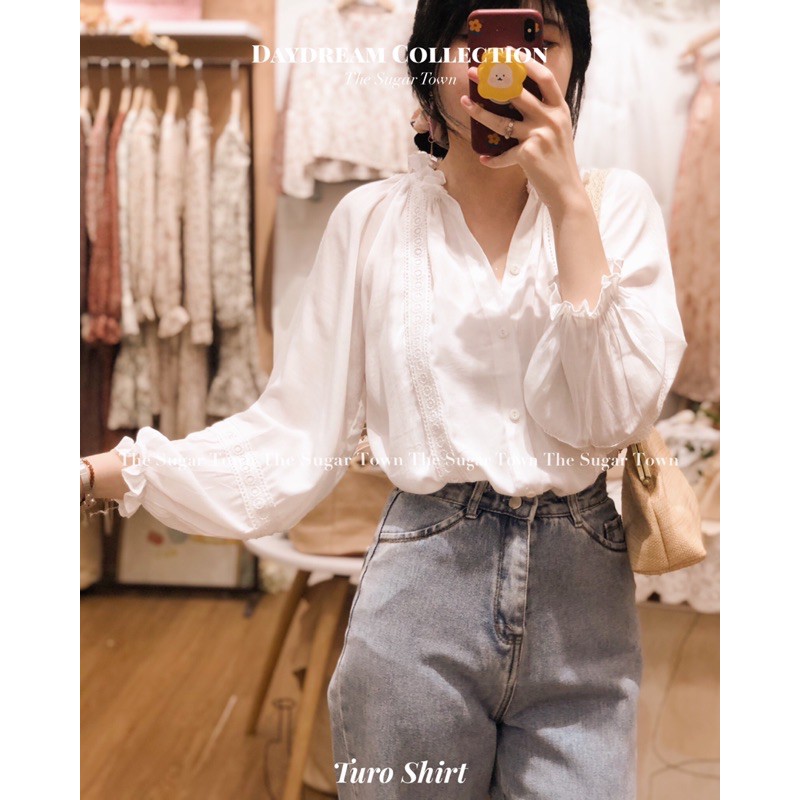Turo Shirt áo sơ mi tay bồng SugarTown | BigBuy360 - bigbuy360.vn