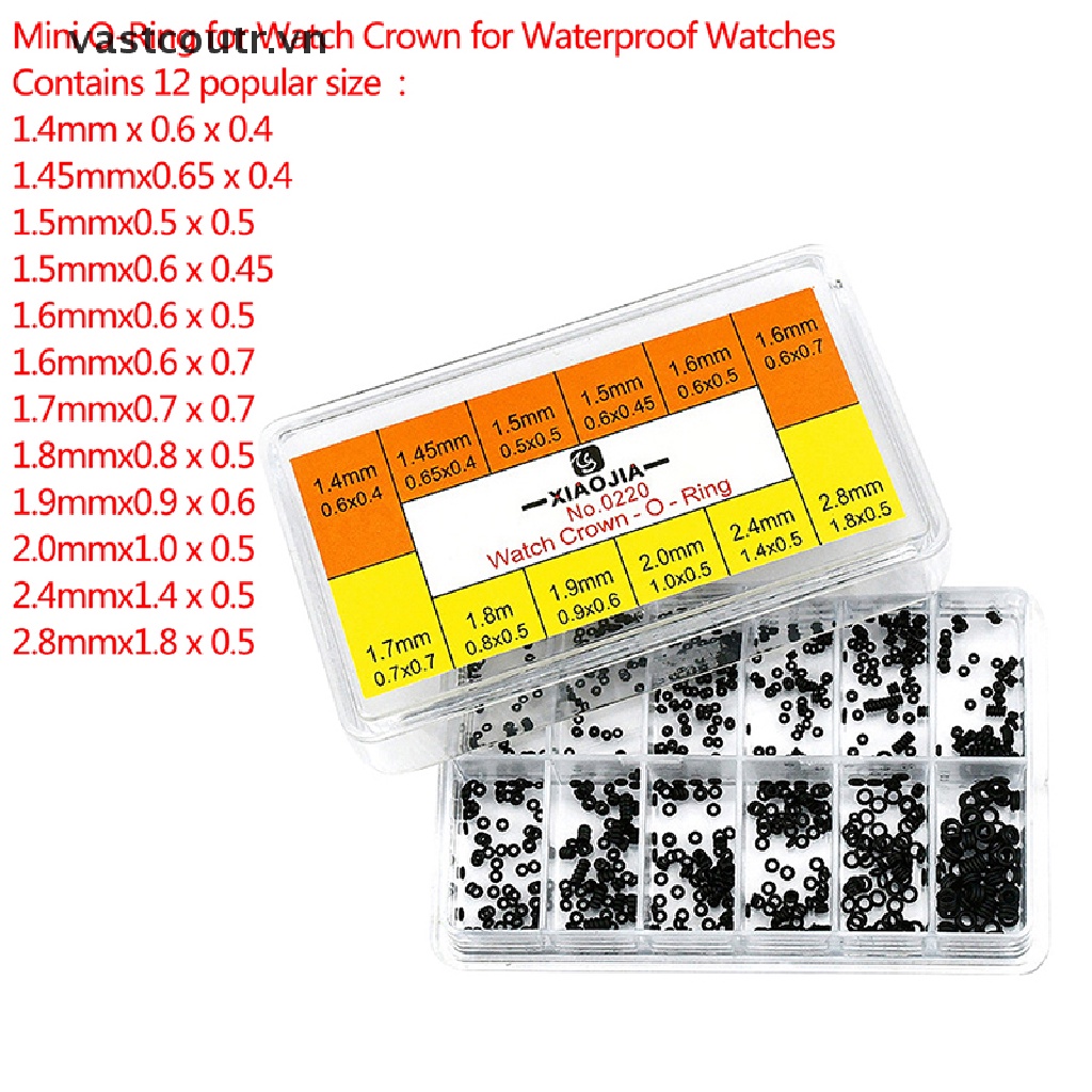 Vòng Đệm Chữ O Mini Chống Thấm Nước Dùng Sửa Chữa Đồng Hồ