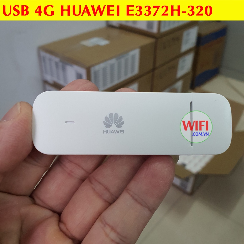 USB 4G Huawei E3372 - Hỗ Trợ IPv4 và IPv6 - Đổi IP bằng Ứng Dụng SwitchStation - Hàng Chính Hãng