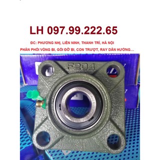 Gối đỡ vòng bi UCF 205 lỗ trục 25mm. Gối vuông 4 lỗ.