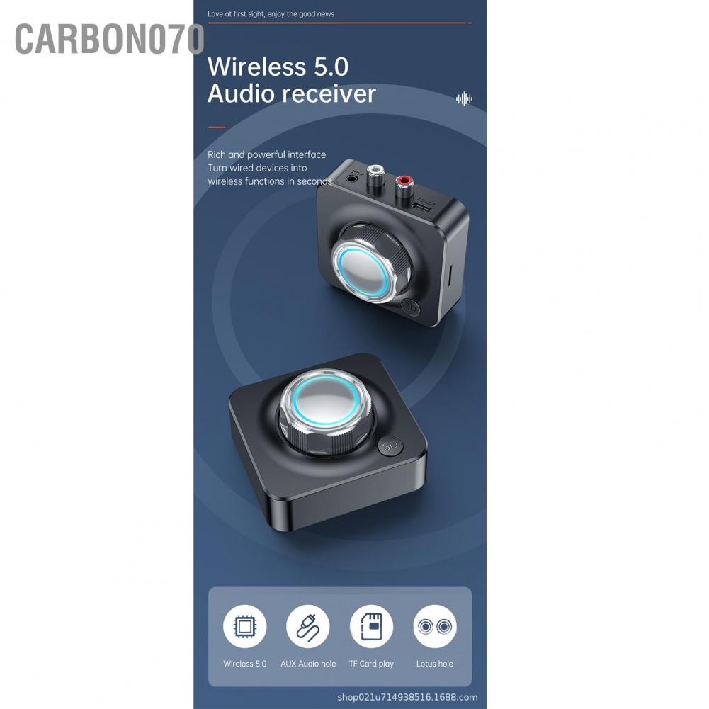 [Hàng Sẵn] Bộ nhận âm thanh Bluetooth 5.0 DC 5V / 1A Thiết Bị Nhận Tín Hiệu Bluetooth 2.4 đến 2.48GHz Cho Xe Ô Tô【Carbon070】