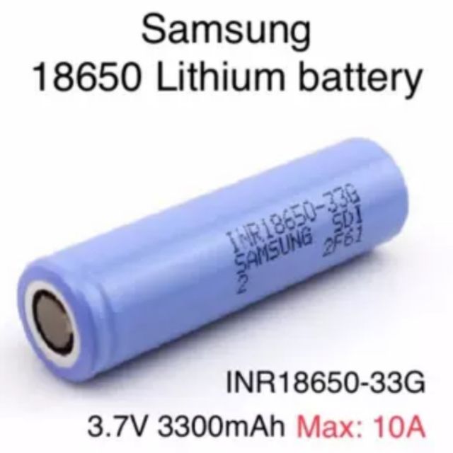 Pin 18650 Samsung 3300mah 33G KOREA