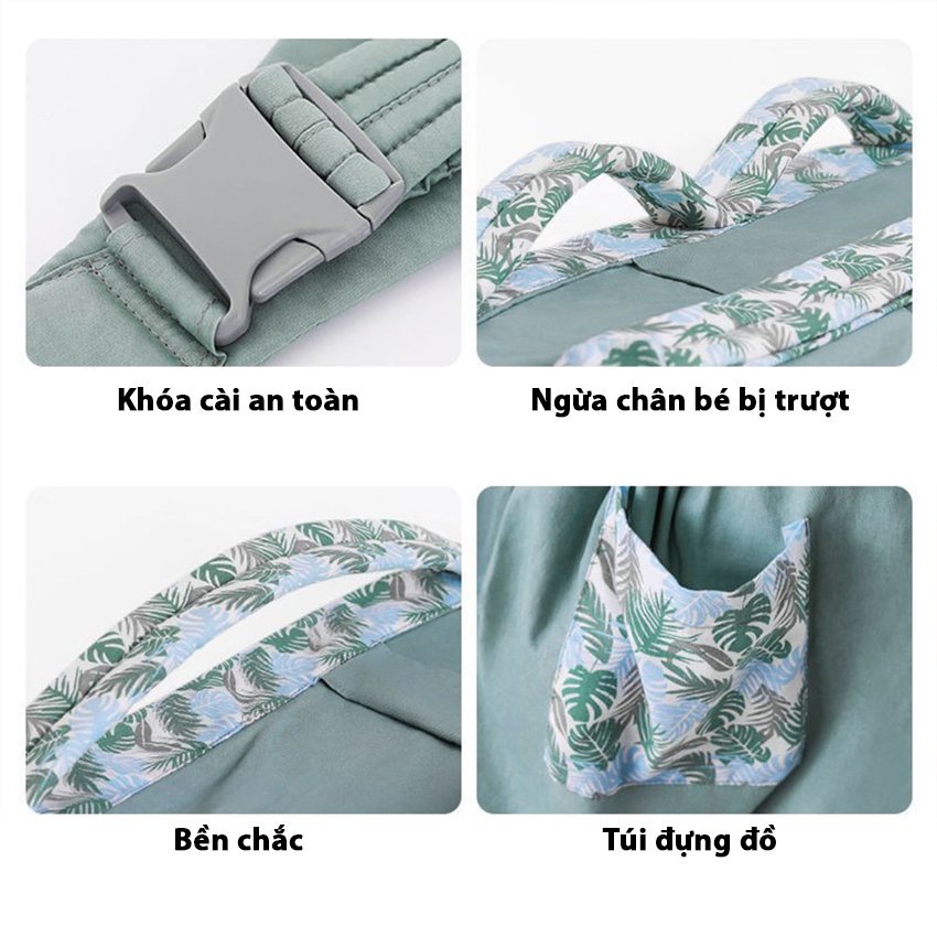 [HCM]Đai địu em bé Cotton thoáng khí - địu em bé sơ sinh địu bé phía trước tiện lợi khi ra ngoài,du lịch-MY-YEBDG