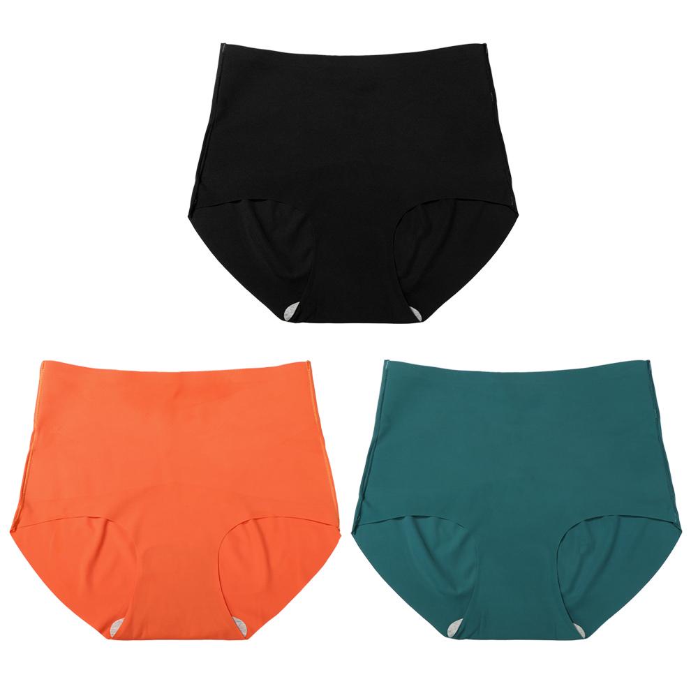 Quần Lót Lụa Lạnh Lưng Cao Không Đường May Thời Trang Cho Nữ