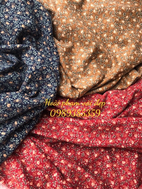 Vải thô cào bông hình chiếc lá