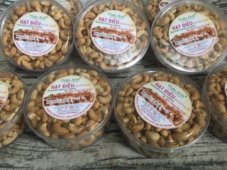 Hạt điều rang muối sạch vỏ lụa 500gr