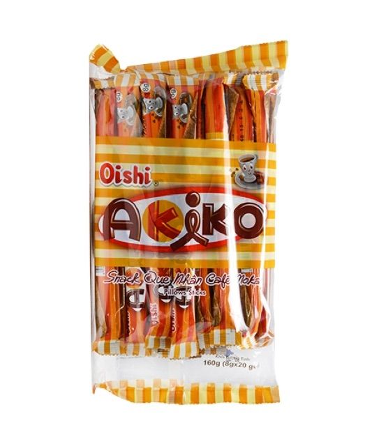 1 thùng 10 bịch bánh que Oshi akiko đủ vị