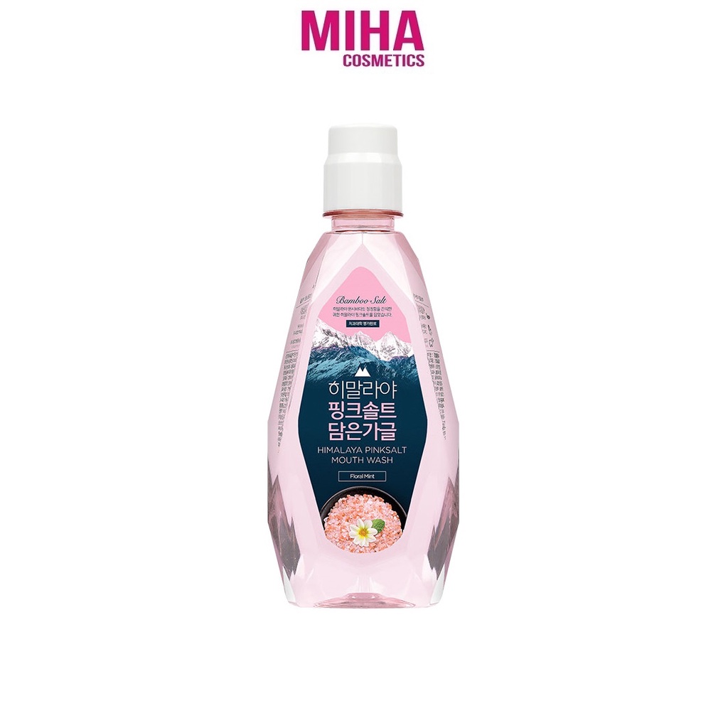 Nước Súc Miệng Muối Hồng Himalaya Hoa Bạc Hà 320ml Hàn Quốc