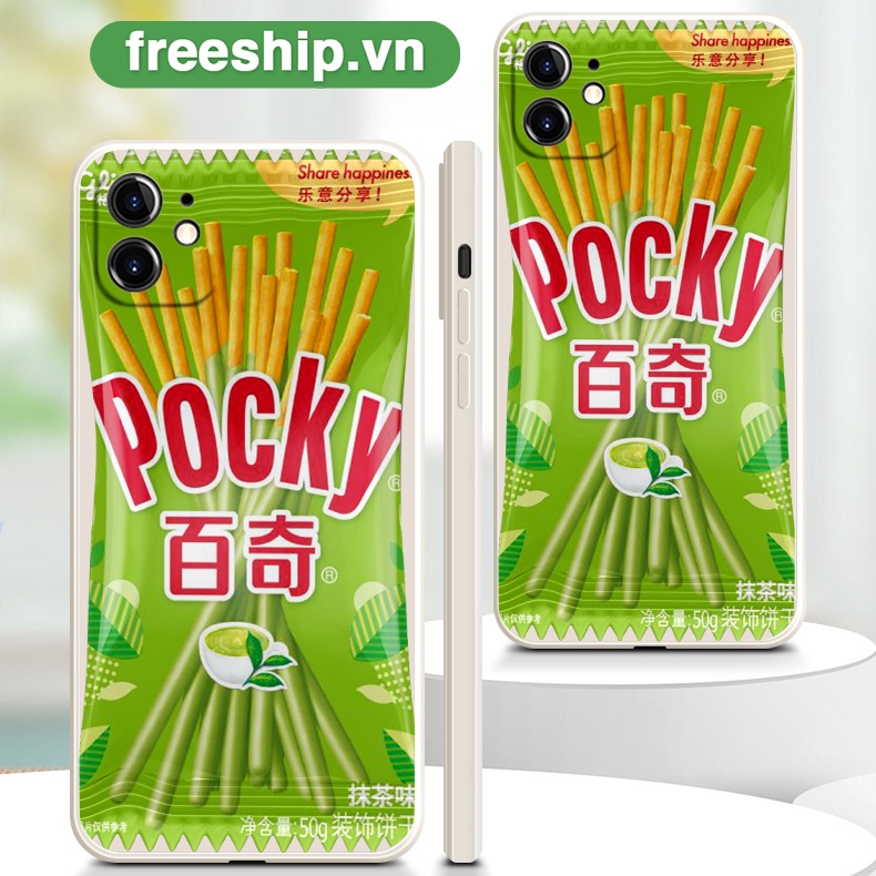 Ốp lưng iphone vỏ kẹo nền bóng Pocky cute 6/6splus/7/7plus/8/8plus/x/xr/xs/11/12/13/14/pro/max/plus/promax