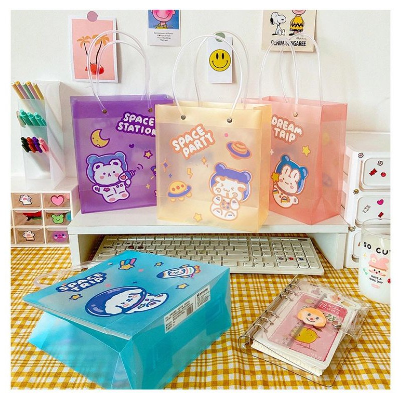 🍓Túi PVC Đựng Quà [CAO CẤP] Hình Hoạt Hình Xin Xắn BiTi GQ594 | BigBuy360 - bigbuy360.vn