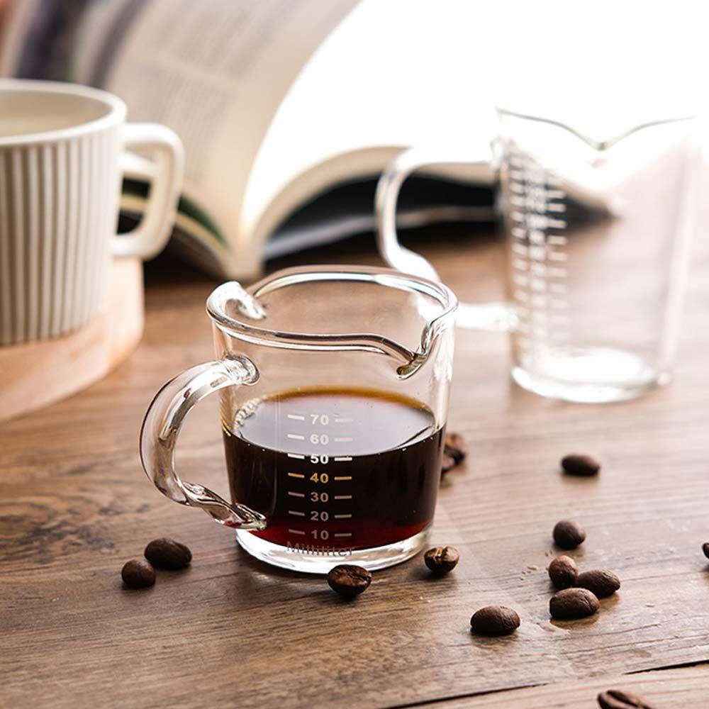 Cốc Thủy Tinh Chịu Nhiệt 70ml Dùng Để Pha Cà Phê Espresso / Sữa