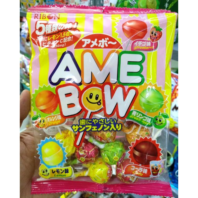 [T10/2022] Kẹo mút Amebow Nhật Bản 120g